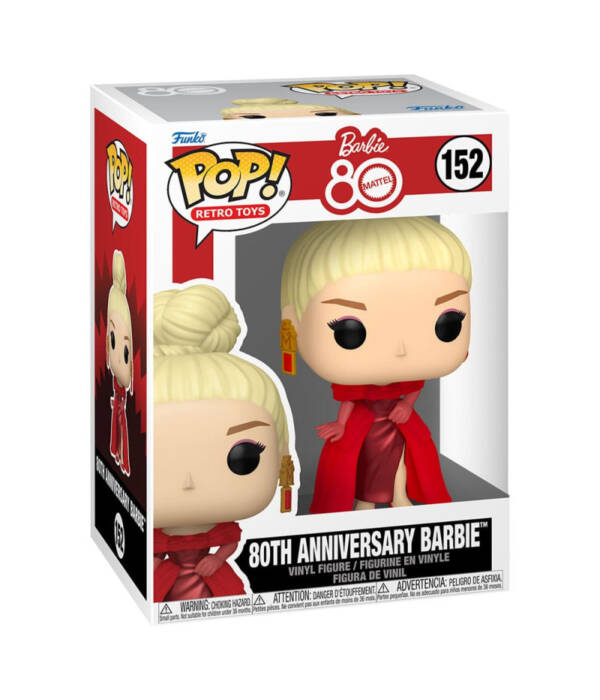 MATTEL 80TH ANNIVERSARY BARBIE POP 152