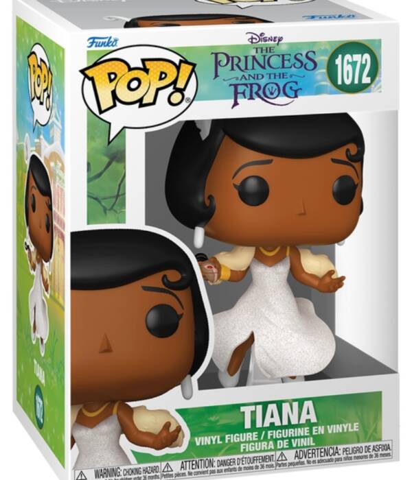 PRINCESS AND THE FROG POP! DISNEY TIANA W/GLITTER 1672