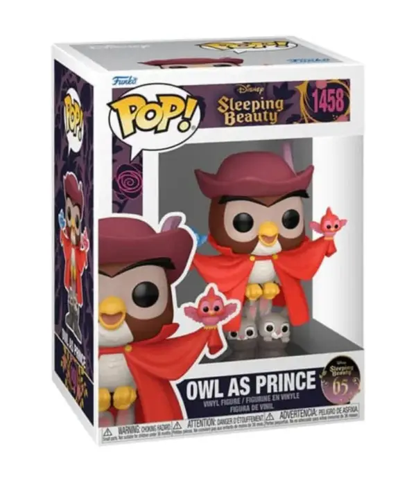 SLEEPING BEAUTY OWL AS PRINCE POP 1458