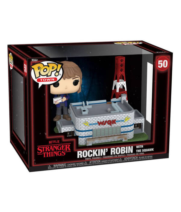 STRANGER THINGS - POP FUNKO TOWN VINYL FIGURE 50 ROCKIN' ROBIN WITH THE SQUAWK