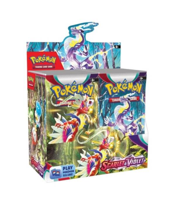 Box Pokemon Spada e Scudo Scarlatto e Violetto (Box 36 Bustine) ITA