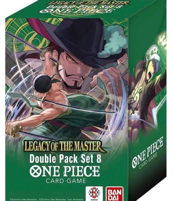 ONE PIECE CARD GAME LEGACY OF THE MASTER DOUBLE PACK SET 8