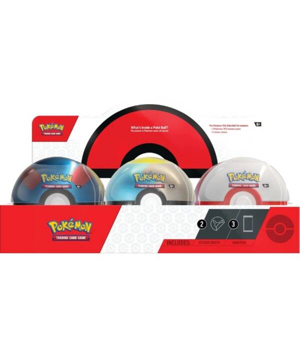 POKEMON TIN POKE BALL OTTOBRE 2024 ASSORTITO