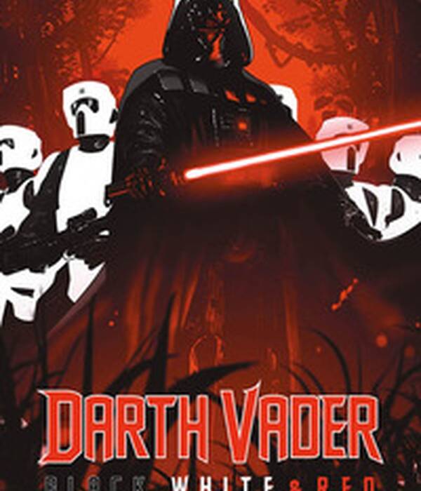 DARTH VADER - BLACK,WHITE & RED