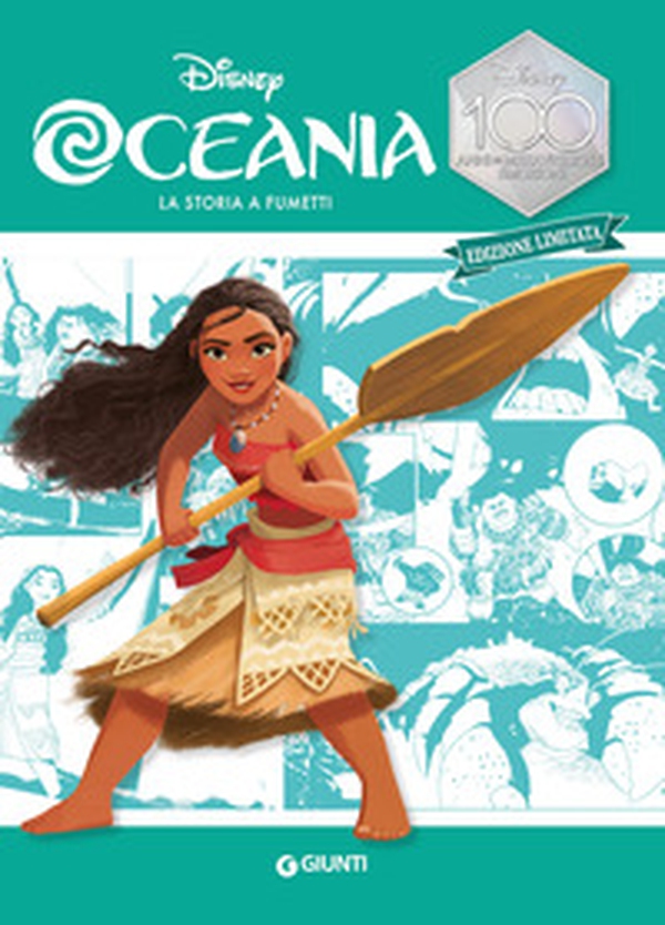 Oceania La storia a fumetti Edizione limitata Disney 100 Anni di meravigliose emozioni