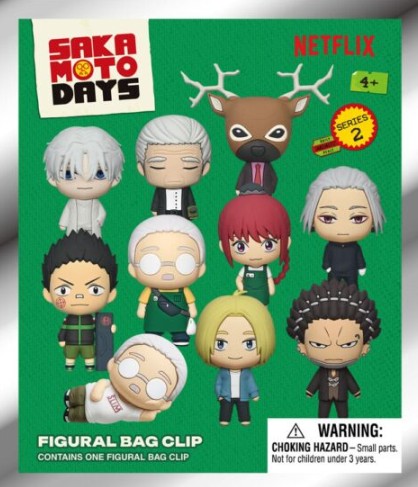 SAKAMOTO DAYS S2 3D FOAM BAG CLIP