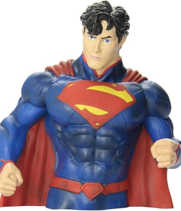 Monogram Superman PVC COIN BANK