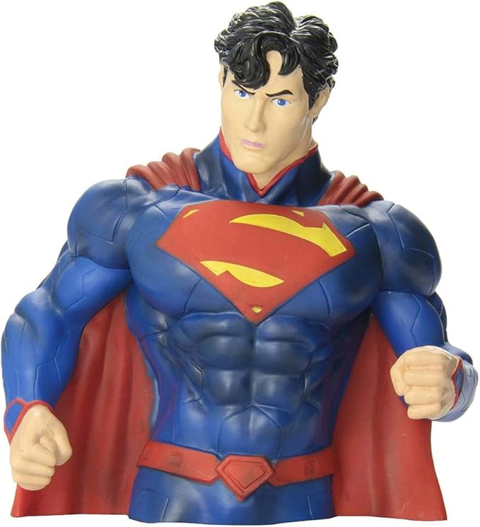 Monogram Superman PVC COIN BANK