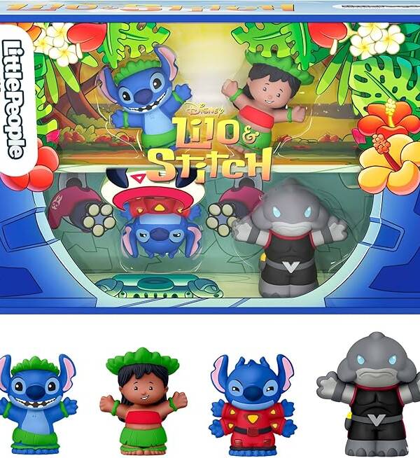 Lilo & Stich Fisher-Price Little People Collector Mini Figures 4-Pack 7 cm