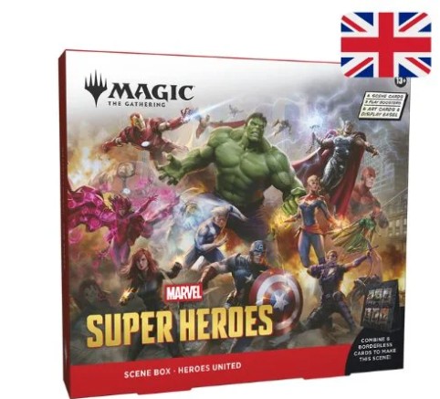 Heroes United Scene Box Marvel Super Heroes ENG Magic the Gathering