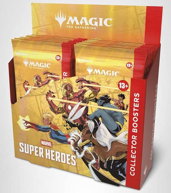 Magic: The Gathering | Marvel Super Heroes Collector Booster Box | 12 Bustine | Gioco di Carte Collezionabili