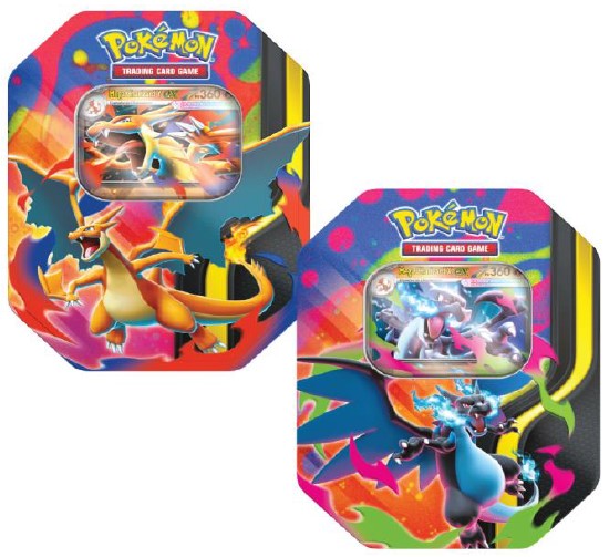 POKEMON TIN DA COLLEZIONE MEGA CHARIZARD X e Y