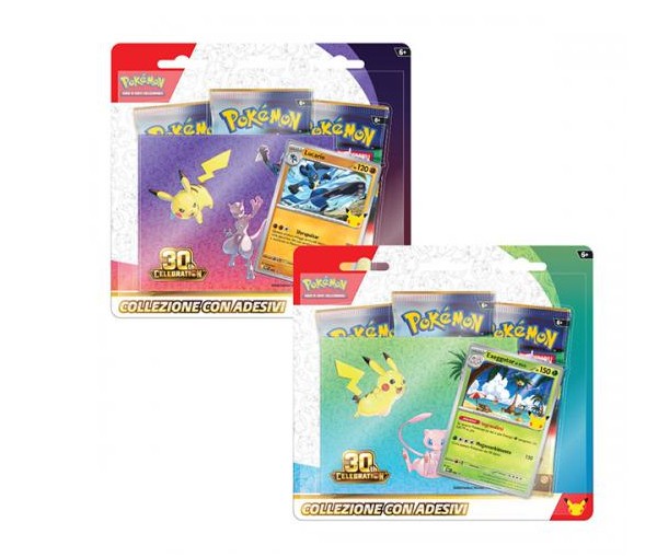 POKEMON 30 ANNIVERSARIO COLL. CON ADESIVO