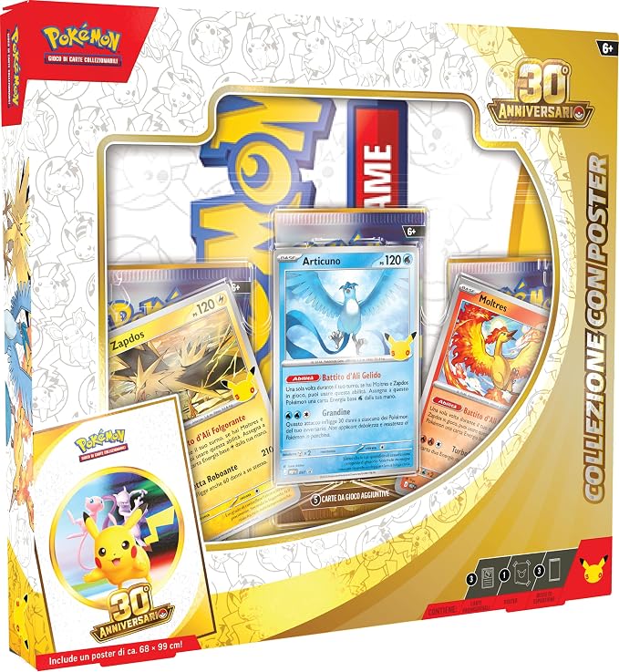 POKEMON 30 ANNIVERSARIO COLL.C/POST
