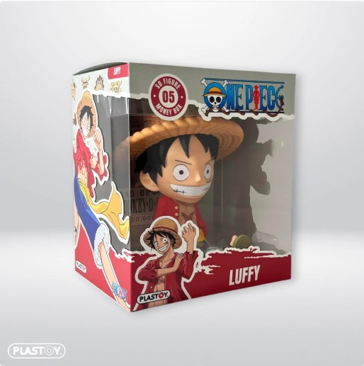 Plastoy One Piece Salvadanaio Luffy - Plastica - 16 cm
