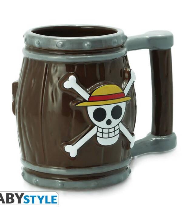 ONE PIECE BARREL 3D MUG