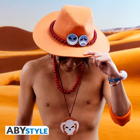 ONE PIECE - Chapeau R&eacute;plique - Portgas D. Ace