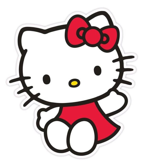 SANRIO HELLO KITTY RED DRESS CUSCINO 36CM