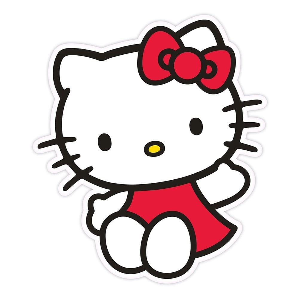 SANRIO HELLO KITTY RED DRESS CUSCINO 36CM