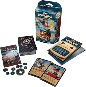 Disney Lorcana TCG: Mare di Azzurrite, Starter Deck Ambra & Rubino