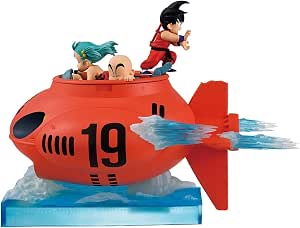 DRAGON BALL GOKU,BULMA & KRILIN RED