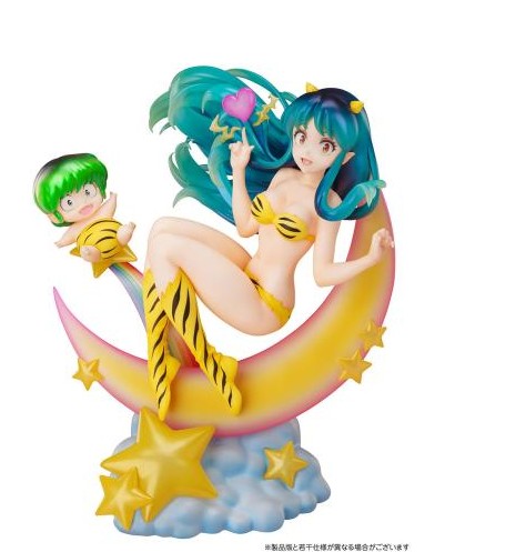 Urusei Yatsura Pvc Statua 1/7 Lum & Ten Box Cafe & Space Collaboration20 Cm Design Coco