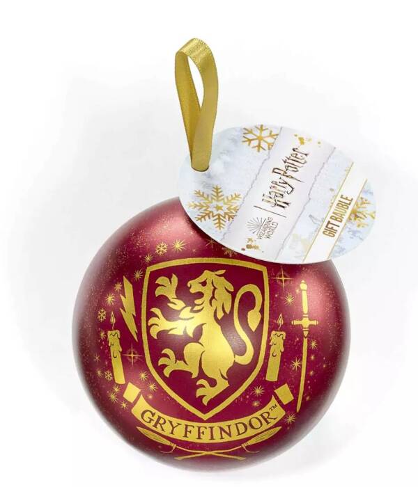 HARRY P. PALLINA DI NATALE GRIFONDORO E COLLANA