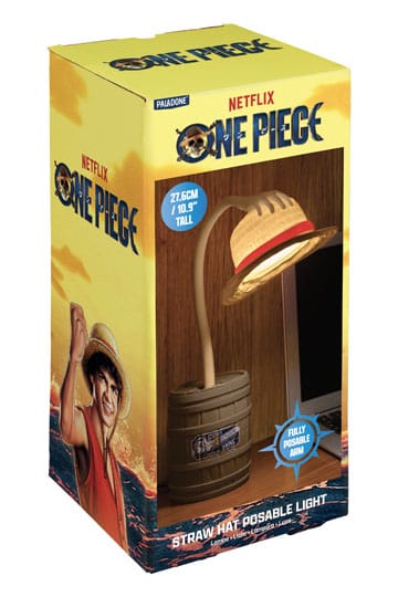One Piece Posable Desk Light Straw Hat 28 cm