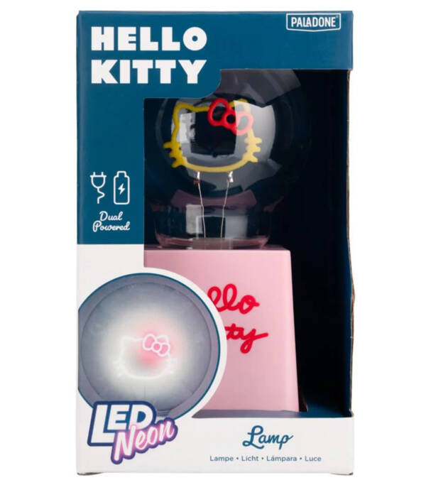 HELLO KITTY LED NEON BULB LAMP BATTERY POWERED