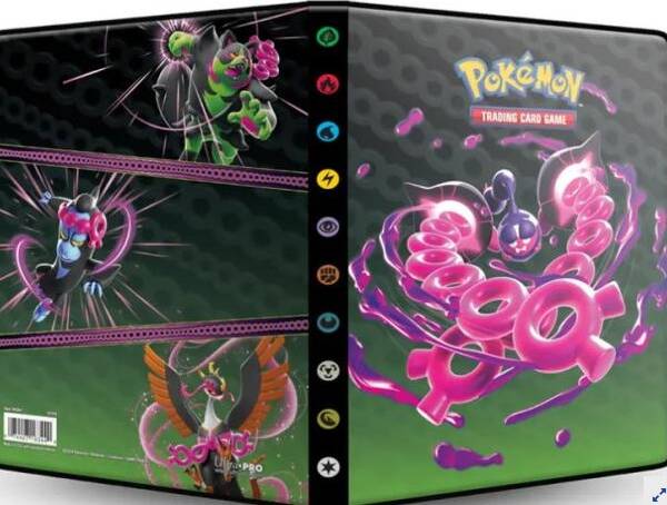 ULTRA PRO ALBUM 4 TASCHE POKEMON SCARLATTO E VIOLETTO 6.5 POKEMON - CARTE DA GIOCO/COLLEZIONE