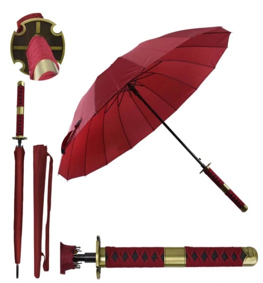 OMBRELLO KATANA ROSSO - ZORO ONE PIECE