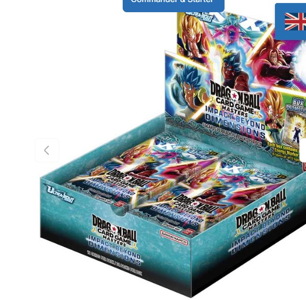 Dragonball Super Masters B31 -IMPACT BEYOND DIMENSIONS - Booster Box