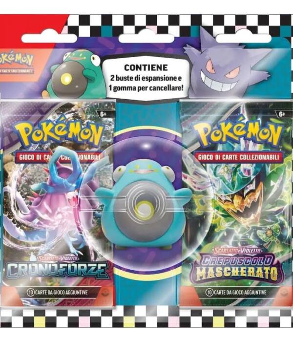 POKEMON CONF.CON GOMMA BACK TO SCHOOL LUGLIO 2024