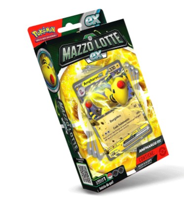 DISPLAY 6X POKEMON - EX MAZZO LOTTE LUCARIO/AMPHAROS (IT)