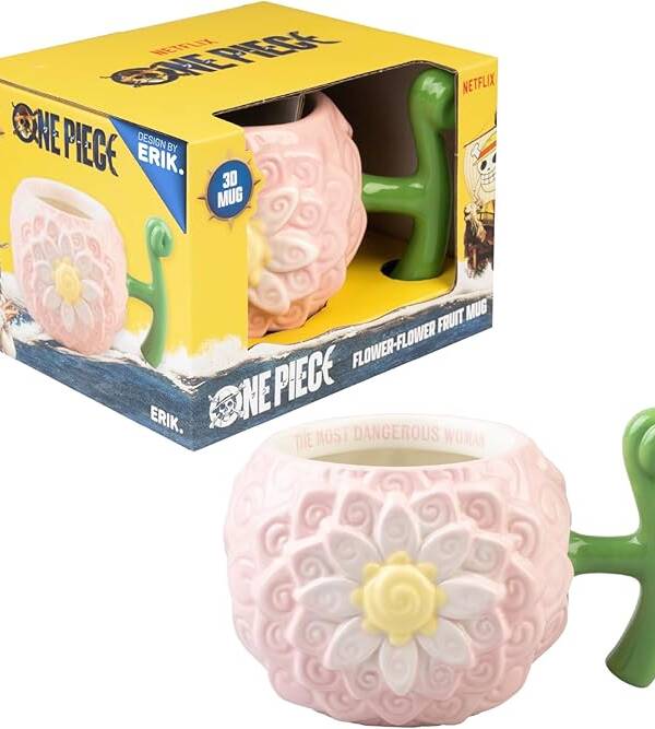 TAZ3D014 - TAZZA 3D ONE PIECE NETFLIX FRUTTO FIOR-FIOR