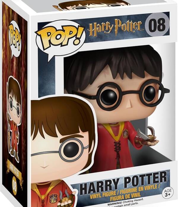 HARRY POTTER - POP FUNKO VINYL FIGURE 08 HARRY POTTER QUIDDITCH
