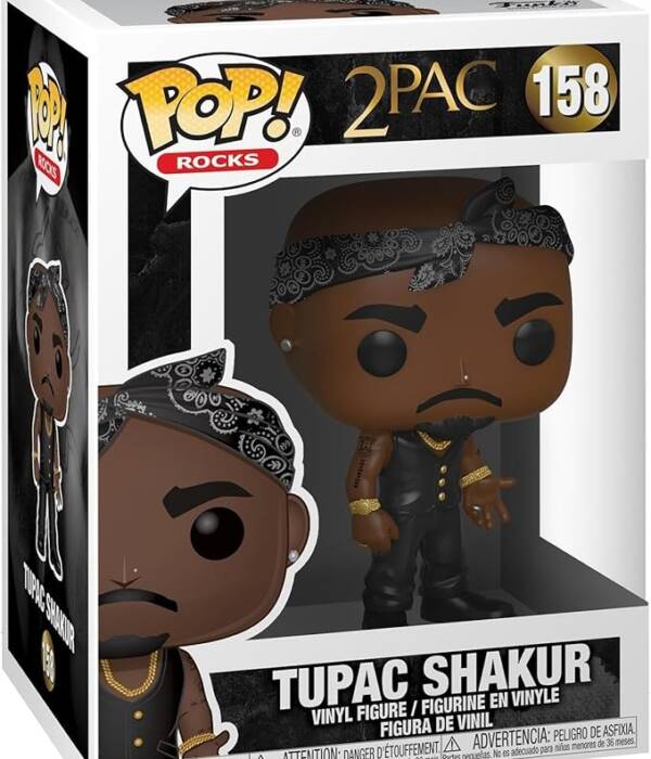 POP! ROCKS: TUPAC VEST W/BANDANA 158