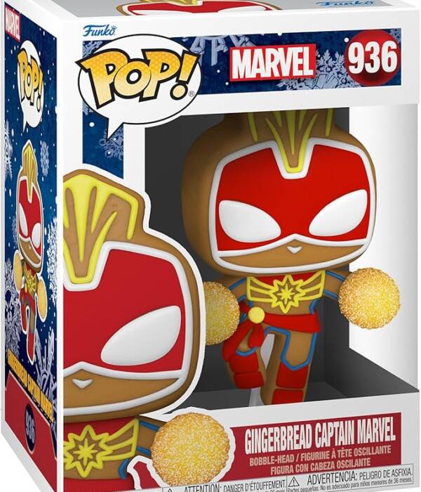 MARVEL HOLIDAY CAPTAIN MARVEL POP 936