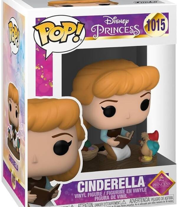 DISNEY: ULTIMATE PRINCESS - POP FUNKO VINYL FIGURE 1015 CINDERELLA 9CM