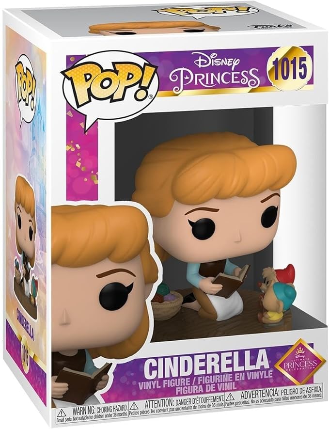 DISNEY: ULTIMATE PRINCESS - POP FUNKO VINYL FIGURE 1015 CINDERELLA 9CM