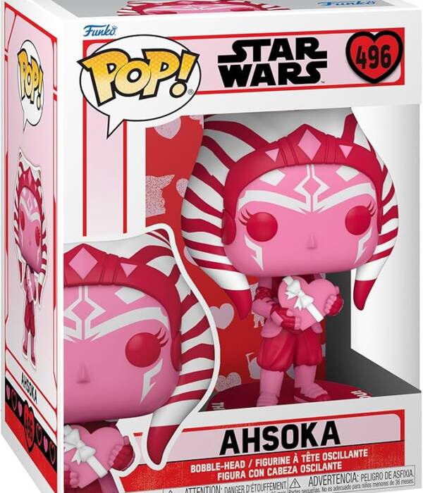 STAR WARS VALENINES AHSOKA POP 496