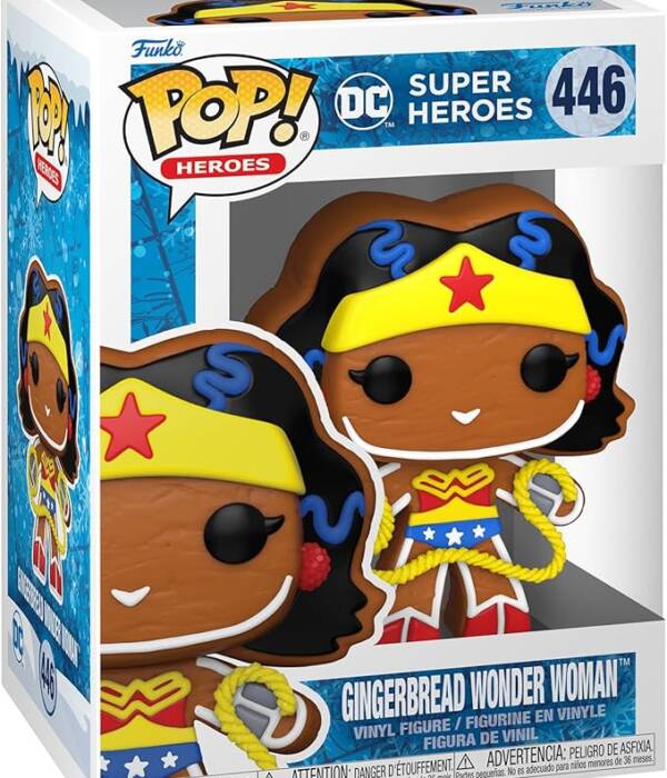 Funko Pop! Heroes: DC Holiday - Wonder Woman - WW - Gingerbread - DC Comics- 446
