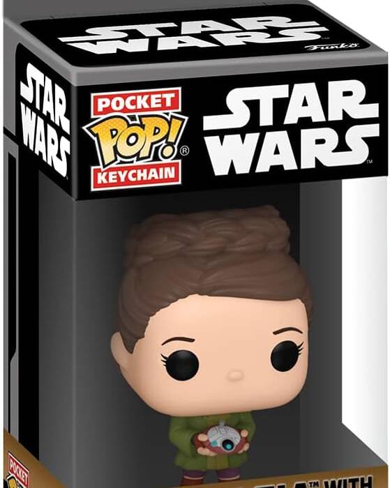 STAR WARS OBIWAN LEIA KEYCHAN POP