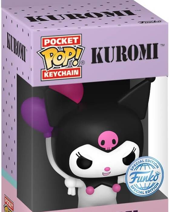HK- KUROMI(BLN) KEYCHAIN