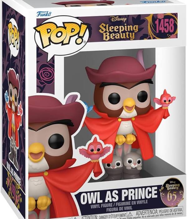 SLEEPING BEAUTY OWL AS PRINCE POP 1458