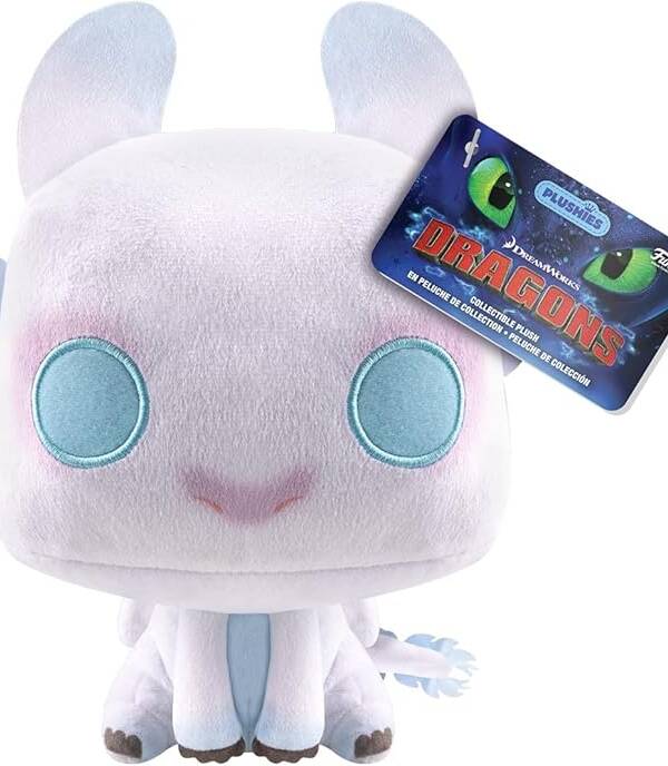 HOW TO TRAIN YOUR DRAGON - FUNKO PLUSH - LIGHT FURY 18CM