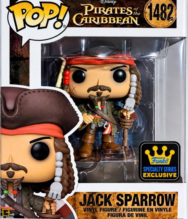 PIRATES OF THE CARIBBEAN JACK SPARROW POP 1482 SPECIALITY SERIES EXCLUSIVE