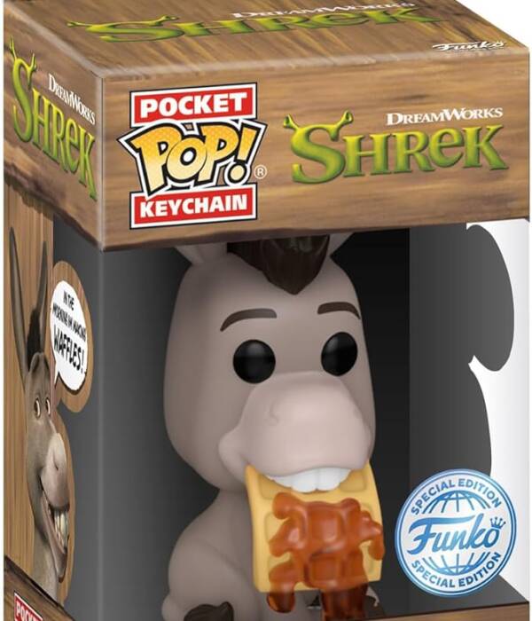 SHREK DONKEY POCKET POP KEYCHAIN SE