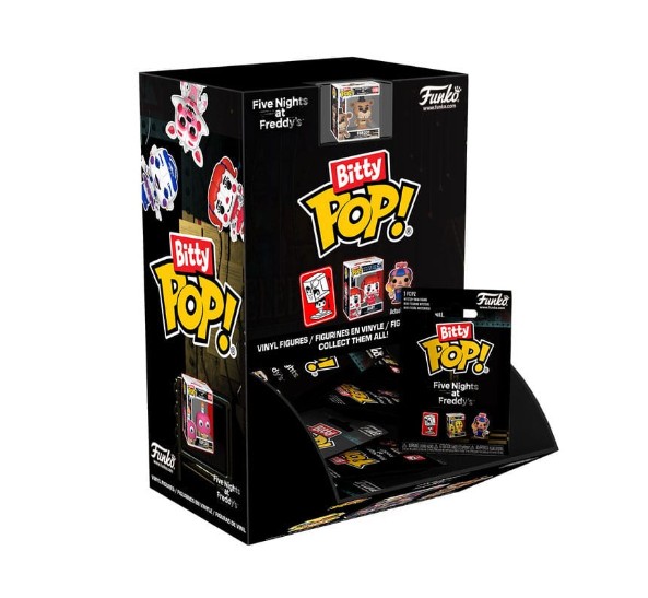 FIVE NIGHTS AT FREDDY'S - POP FUNKO BITTY VINYL FIGURE - FNAF DISPLAY 32PZ