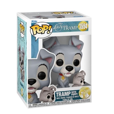 FUNKO POP Disney: Lady and the Tramp- Tramp w/puppy 9 cm 1554
